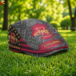 Iowa State Cyclones NCAA3 Jeff Cap, Flat Cap M05