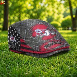 Fresno State Bulldogs NCAA4 Jeff Cap, Flat Cap M05