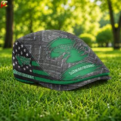 North Texas Mean Green NCAA4 Jeff Cap, Flat Cap M05