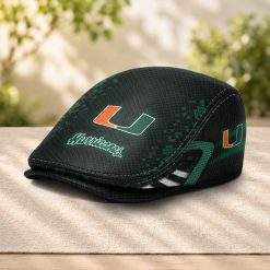 Miami Hurricanes NCAA Jeff Cap, Flat Cap M70