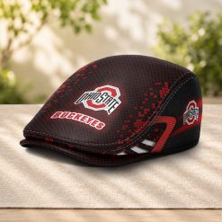 Ohio State Buckeyes NCAA Jeff Cap, Flat Cap M70
