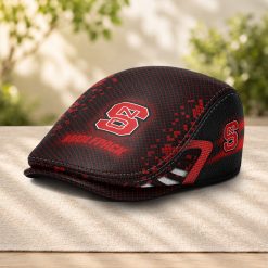 NC State Wolfpack NCAA2 Jeff Cap, Flat Cap M70