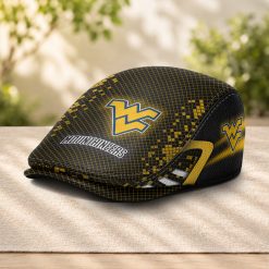 West Virginia Mountaineers NCAA2 Jeff Cap, Flat Cap M70