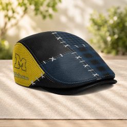 Michigan Wolverines NCAA Jeff Cap, Flat Cap M75