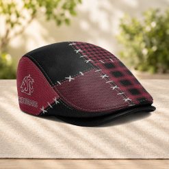 Washington State Cougars NCAA3 Jeff Cap, Flat Cap M75