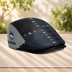 Connecticut Huskies NCAA4 Jeff Cap, Flat Cap M75