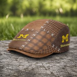 Michigan Wolverines NCAA Jeff Cap, Flat Cap M92