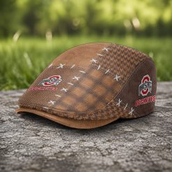 Ohio State Buckeyes NCAA Jeff Cap, Flat Cap M92