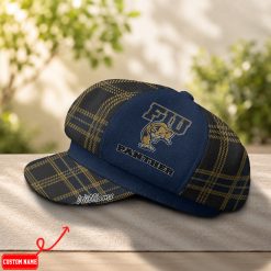 Fiu Golden Panthers NCAA4 Women Newsboy Cap, Ladies Cap M03