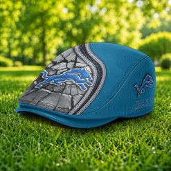 Detroit Lions NFL Jeff Cap, Flat Cap M97