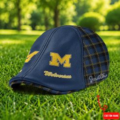 Michigan Wolverines NCAA Ivy Cap, Flat Cap M19