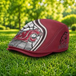 Washington State Cougars NCAA3 Jeff Cap, Flat Cap M97
