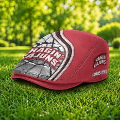 Louisiana Ragin Cajuns NCAA4 Jeff Cap, Flat Cap M97