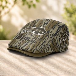 Buffalo Bills NFL Camo Jeff Cap, Flat Cap M98