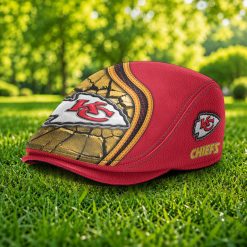 Kansas City Chiefs NFL Jeff Cap, Flat Cap M97