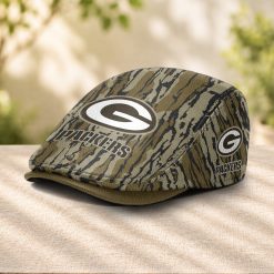 Green Bay Packers NFL Camo Jeff Cap, Flat Cap M98