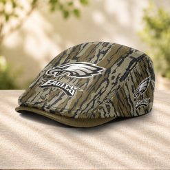 Philadelphia Eagles NFL Camo Jeff Cap, Flat Cap M98