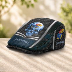 Kansas Jayhawks NCAA Jeff Cap, Flat Cap M91