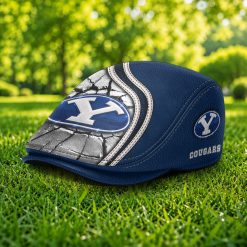 BYU Cougars NCAA Jeff Cap, Flat Cap M97