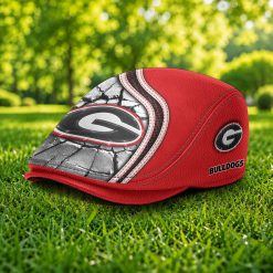 Georgia Bulldogs NCAA Jeff Cap, Flat Cap M97