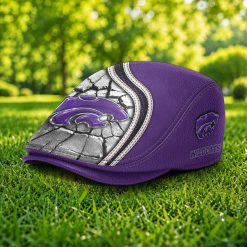 Kansas State Wildcats NCAA Jeff Cap, Flat Cap M97