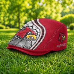 Louisville Cardinals NCAA Jeff Cap, Flat Cap M97