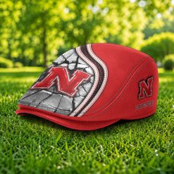 Nebraska Cornhuskers NCAA Jeff Cap, Flat Cap M97