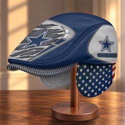 Dallas Cowboys NFL Flat Cap with Foldable Ear Flaps M99
