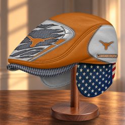 Texas Longhorns NCAA Flat Cap with Foldable Ear Flaps M99