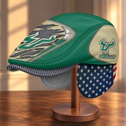 South Florida Bulls NCAA2 Flat Cap with Foldable Ear Flaps M99