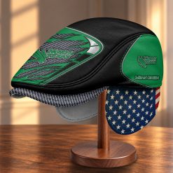 North Texas Mean Green NCAA4 Flat Cap with Foldable Ear Flaps M99
