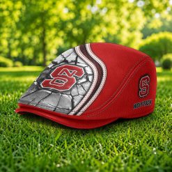 NC State Wolfpack NCAA2 Jeff Cap, Flat Cap M97