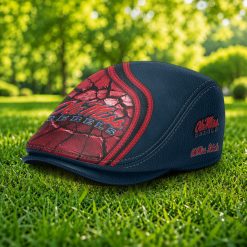 Ole Miss Rebels NCAA2 Jeff Cap, Flat Cap M97
