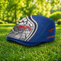 SMU Mustangs NCAA2 Jeff Cap, Flat Cap M97
