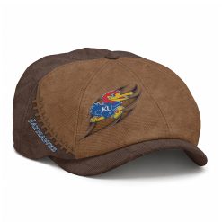 Kansas Jayhawks NCAA Newsboy Cap, Bakerboy Cap M08