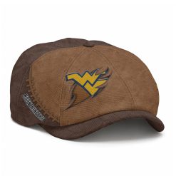 West Virginia Mountaineers NCAA2 Newsboy Cap, Bakerboy Cap M08