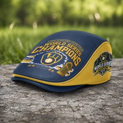 Milwaukee Brewers MLB WORLD SERIES CHAMPIONSHIP Flat Cap C01
