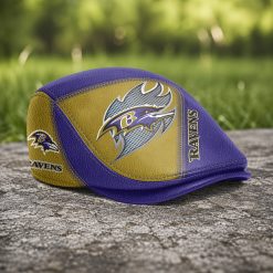 Baltimore Ravens NFL Jeff Cap, Flat Cap N01