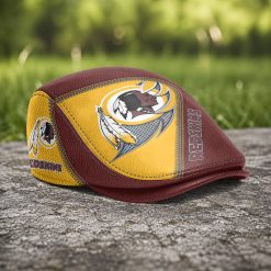 Washington Redskins NFL Jeff Cap, Flat Cap N01