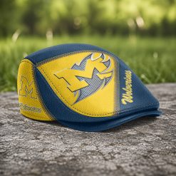 Michigan Wolverines NCAA Jeff Cap, Flat Cap N01