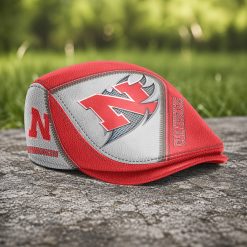 Nebraska Cornhuskers NCAA Jeff Cap, Flat Cap N01