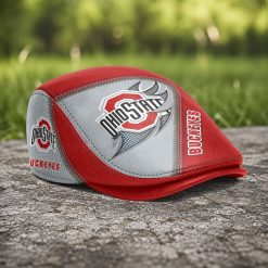 Ohio State Buckeyes NCAA Jeff Cap, Flat Cap N01