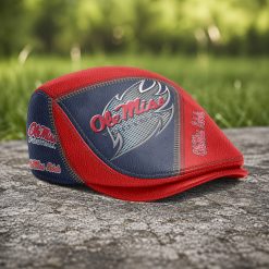 Ole Miss Rebels NCAA2 Jeff Cap, Flat Cap N01