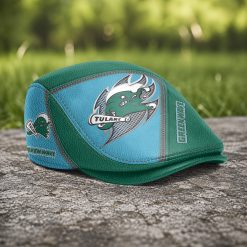 Tulane Green Wave NCAA2 Jeff Cap, Flat Cap N01
