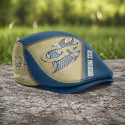 Georgia Tech Yellow Jackets NCAA3 Jeff Cap, Flat Cap N01