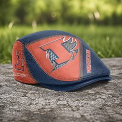Illinois Fighting Illini NCAA3 Jeff Cap, Flat Cap N01