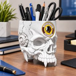 Washington Redskins NFL Pen Holder Skull 4 Colors M01