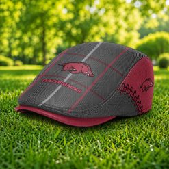 Arkansas Razorbacks NCAA Jeff Cap, Flat Cap M67