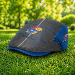 Kansas Jayhawks NCAA Jeff Cap, Flat Cap M67