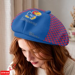 Kansas Jayhawks NCAA Women Berets Hats M01